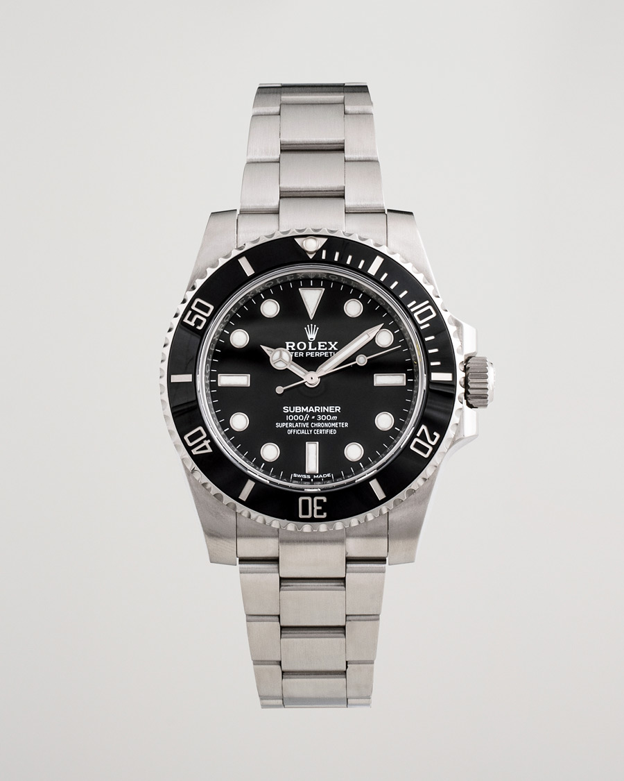 Heren | Rolex Pre-Owned Submariner 114060 Oyster Perpetual Steel Black | Rolex Pre-Owned | Submariner 114060 Oyster Perpetual Steel Black
