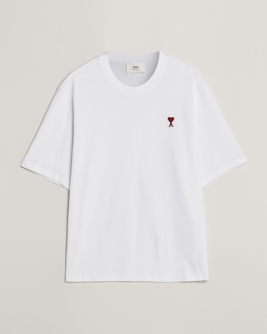 Heren | AMI | AMI | Heart Logo T-Shirt White