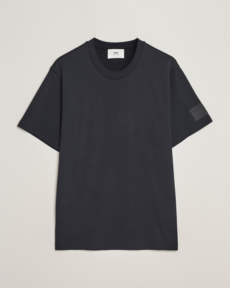 Heren | AMI | AMI | Fade Out Crew Neck T-Shirt Black