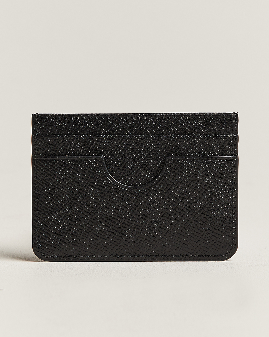 Heren |  | AMI | Tonal Logo Leather Cardholder Black