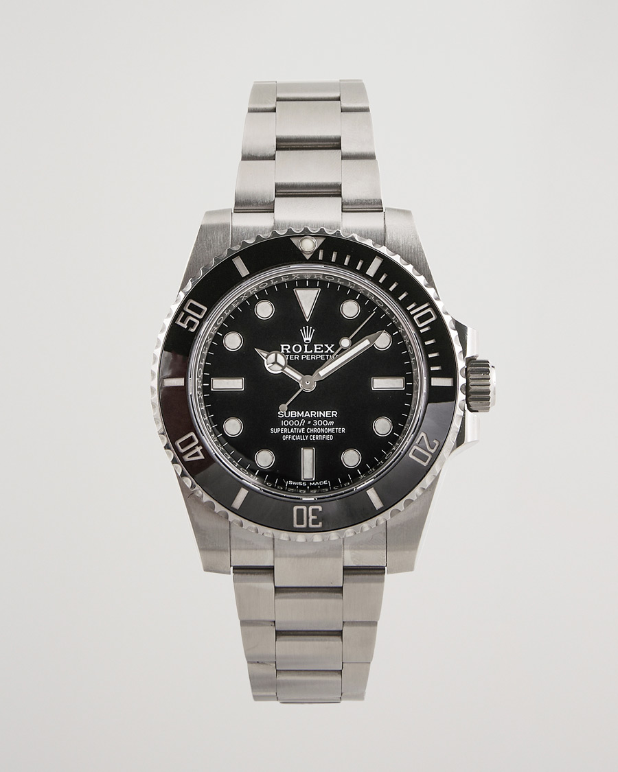 Heren | Rolex Pre-Owned Submariner 114060 Oyster Perpetual Steel Black | Rolex Pre-Owned | Submariner 114060 Oyster Perpetual Steel Black