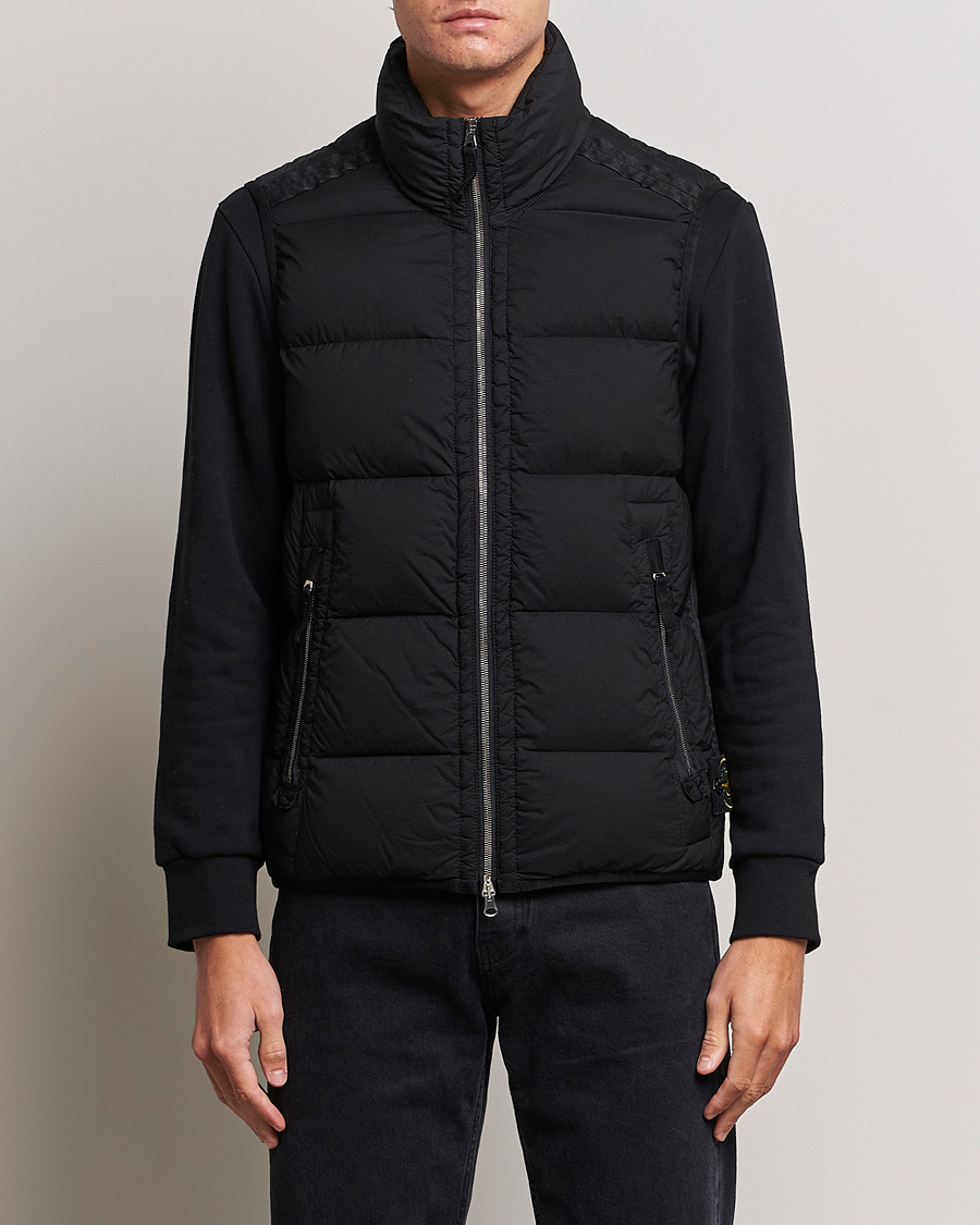 Heren | Jassen | Stone Island | Nylon Down-TC Vest Black
