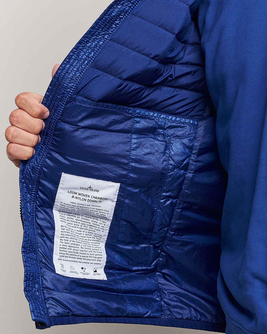 Heren | Jassen | Stone Island | Recycled Nylon Down-TC Vest Bright Blue