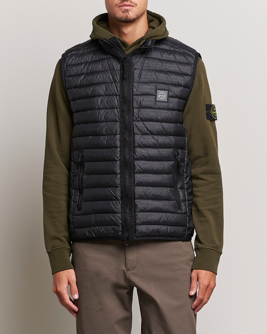 Heren | Jassen | Stone Island | Recycled Nylon Down-TC Vest Black