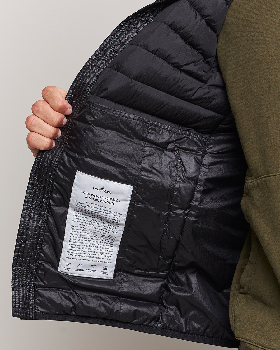 Heren | Jassen | Stone Island | Recycled Nylon Down-TC Vest Black