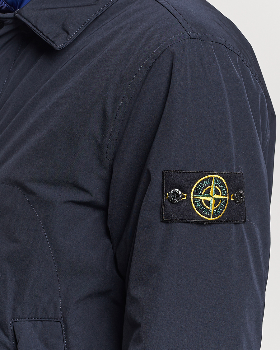 Heren | Jassen | Stone Island | Micro Twill Coat Navy Blue