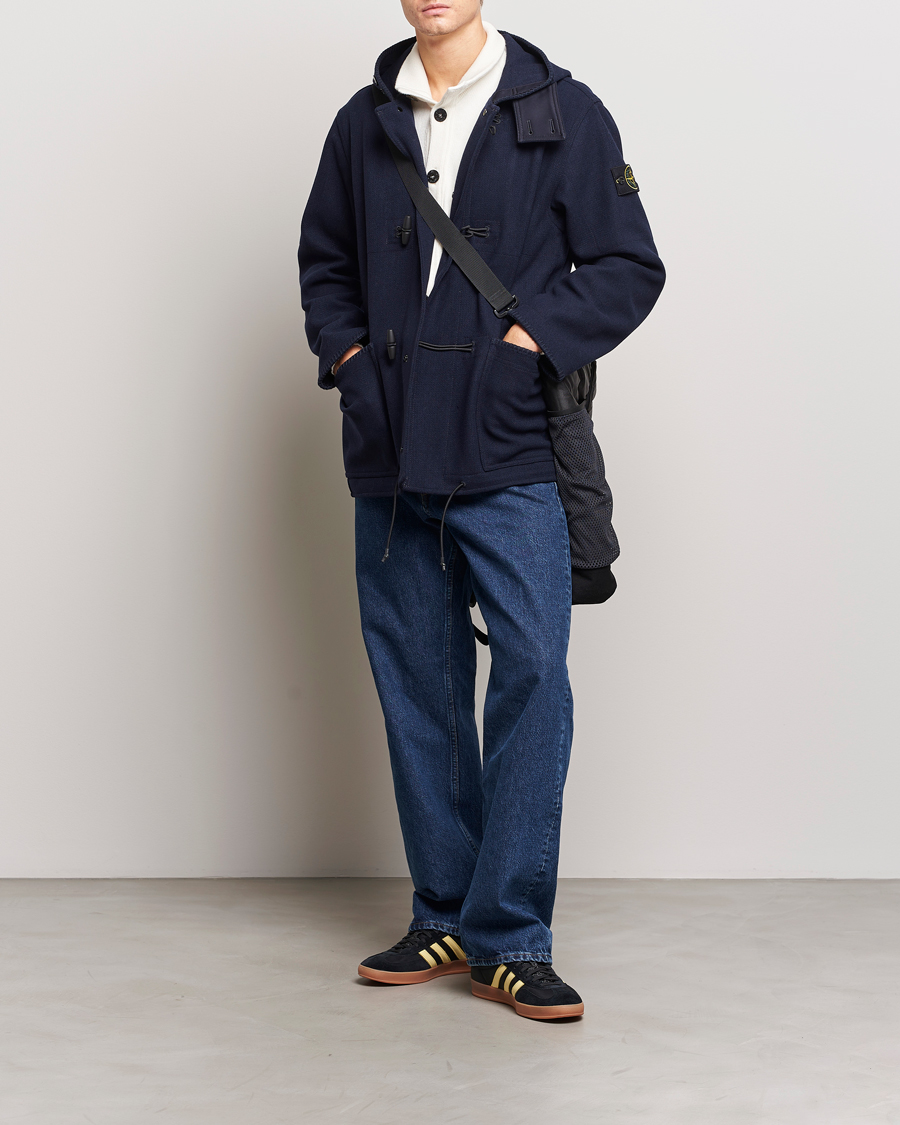 Heren | Jassen | Stone Island | Panno Speciale Dufflejacket Blue Marine
