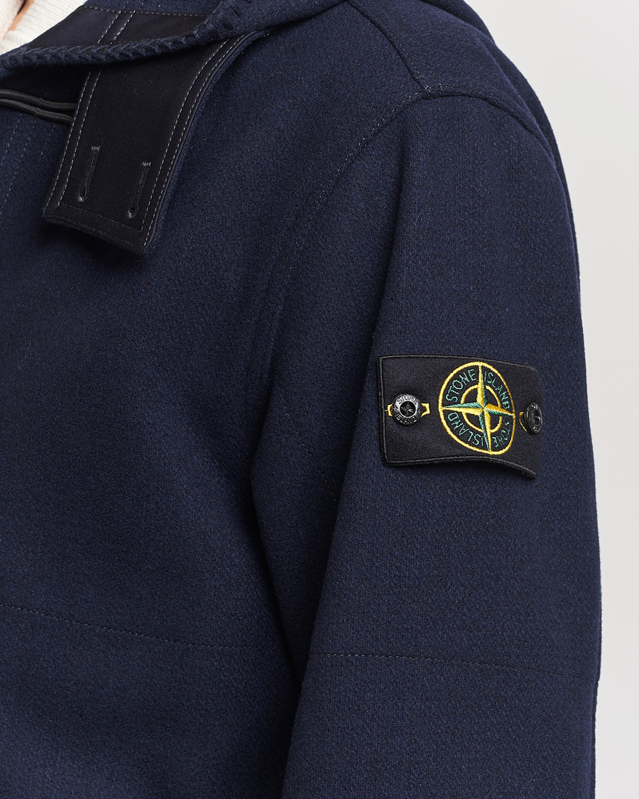 Heren | Jassen | Stone Island | Panno Speciale Dufflejacket Blue Marine