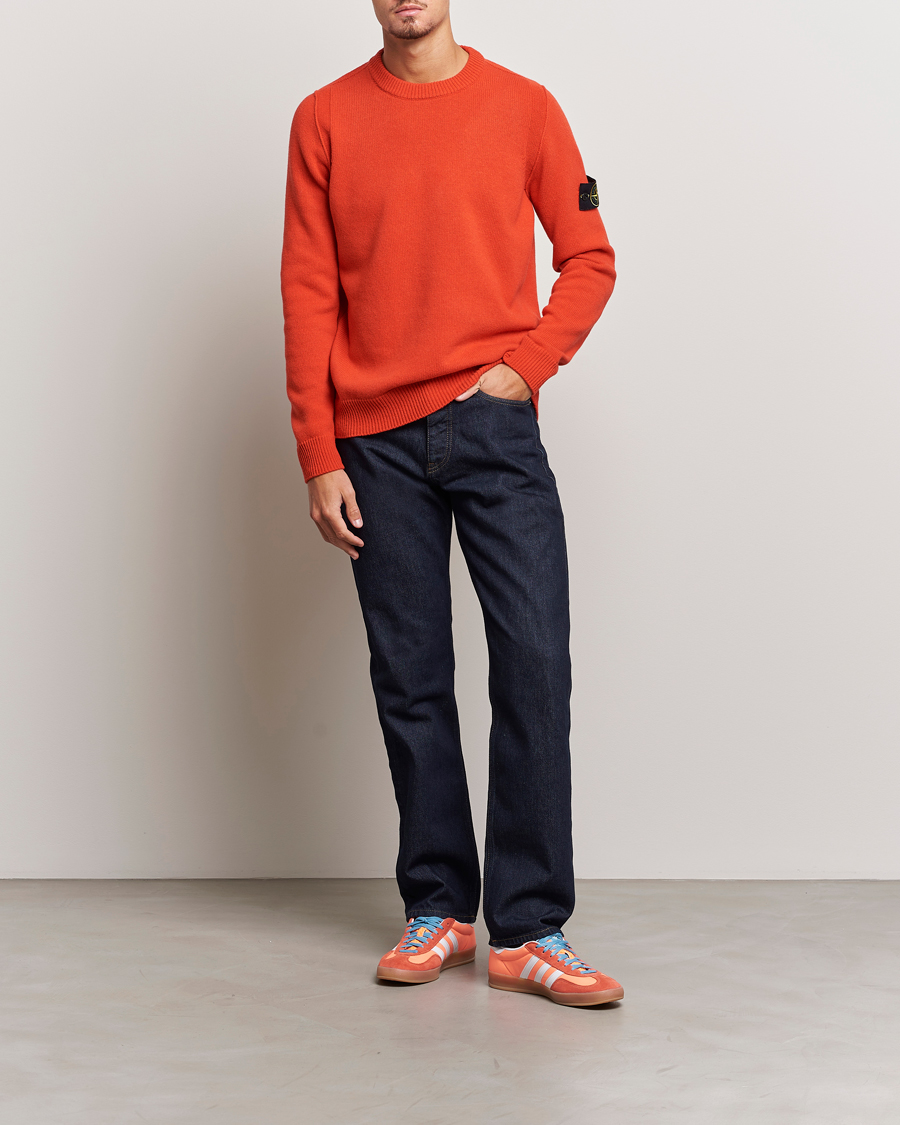 Stone island sweater rood best sale