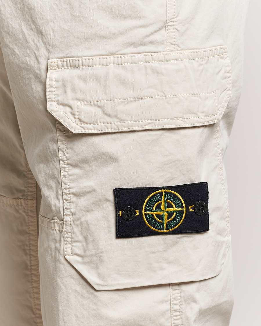 Heren | Broeken | Stone Island | Stretch Cotton Gabardine Cargo Pants Plaster
