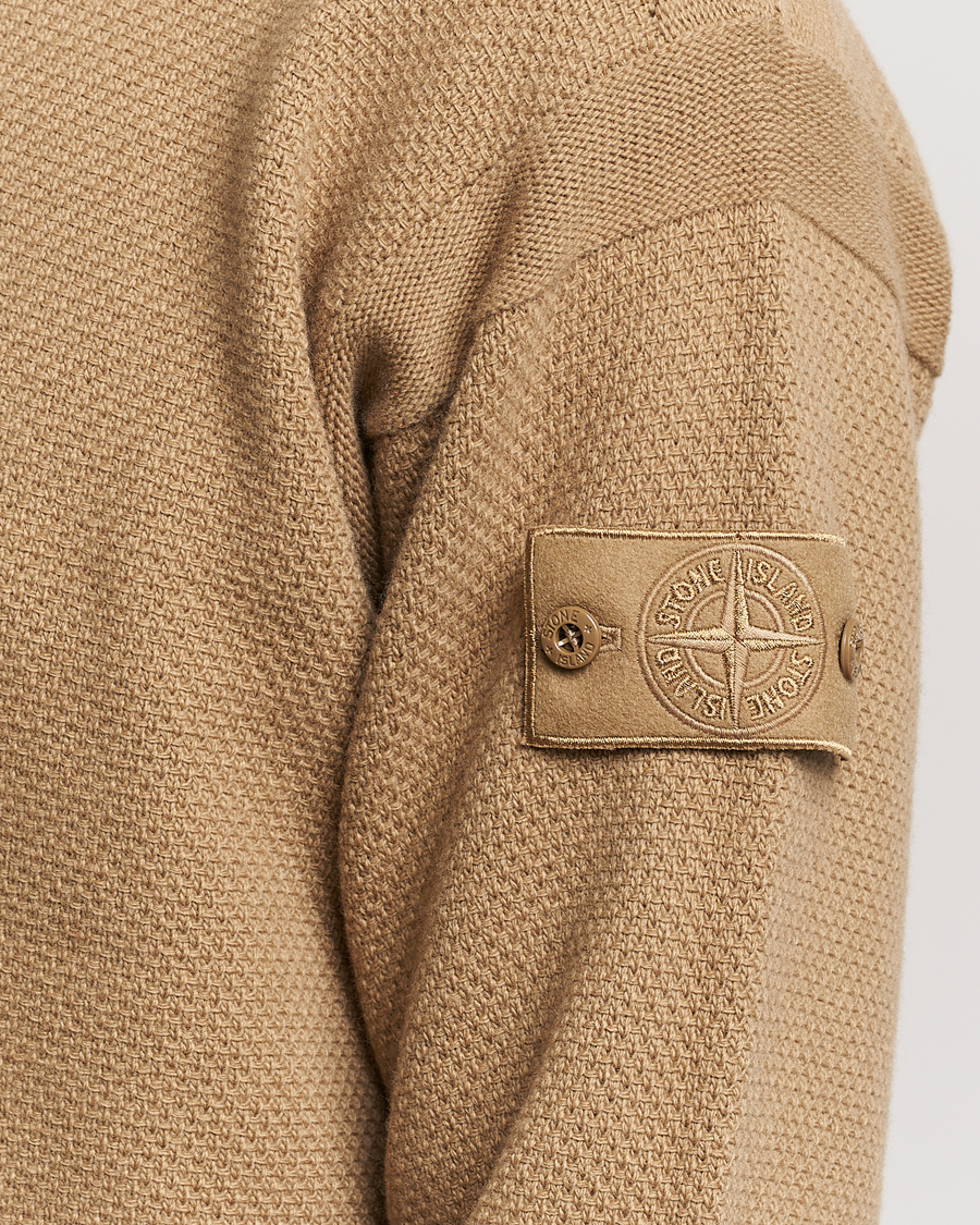 Heren | Truien | Stone Island | Ghost Piece Geelong Wool Turtleneck Dark Beige