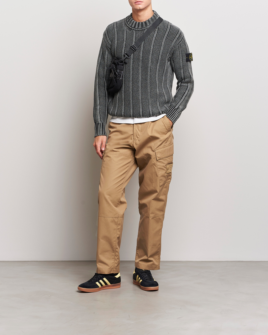 Stone Island Ghost Piece O-Ventile Trousers Dark Beige | Man