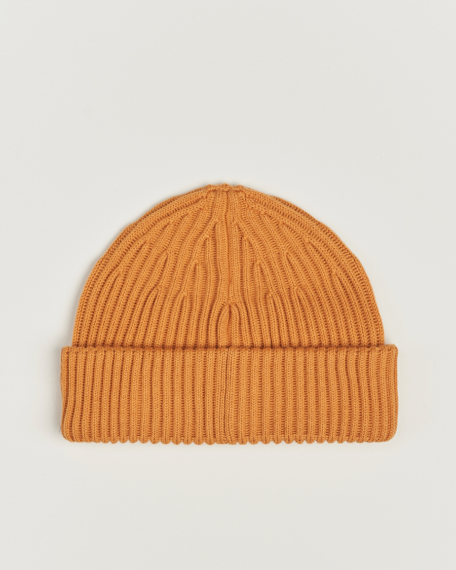 Heren | Stone Island Full Rib Wool Beanie Rust | Stone Island | Full Rib Wool Beanie Rust