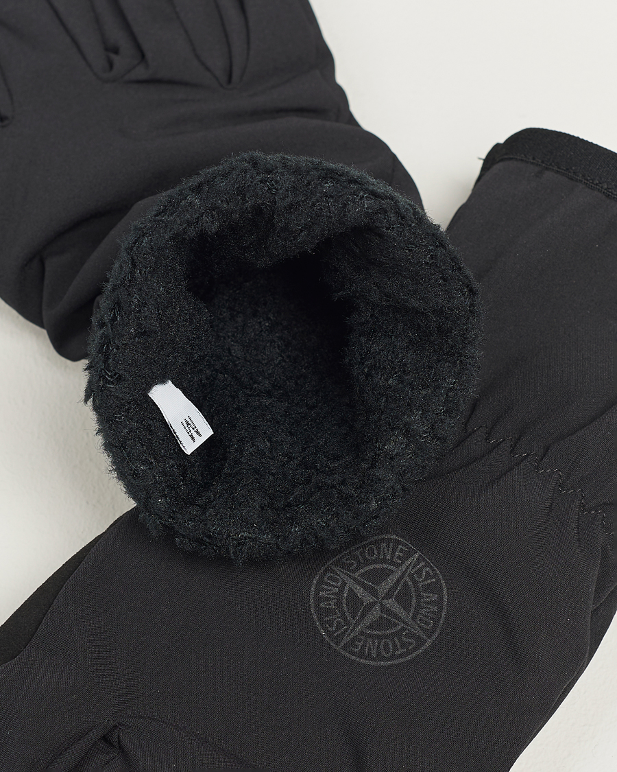 Heren |  | Stone Island | Soft Shell-R_e Recycled Gloves Black