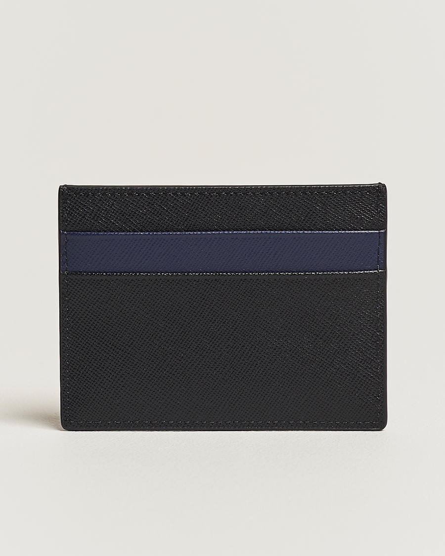 Heren |  | Marni | Saffiano Leather Cardholder Blublack