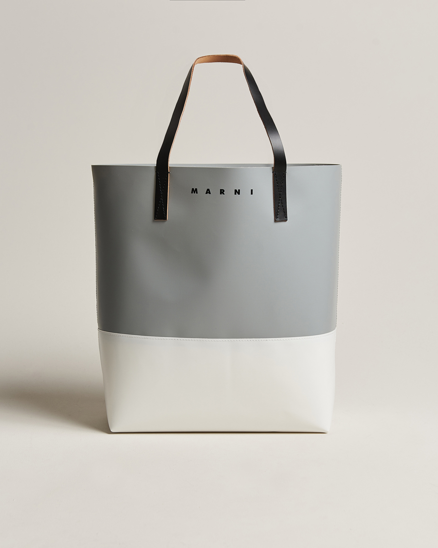 Heren | Marni PVC Totebag Antique Silver | Marni | PVC Totebag Antique Silver