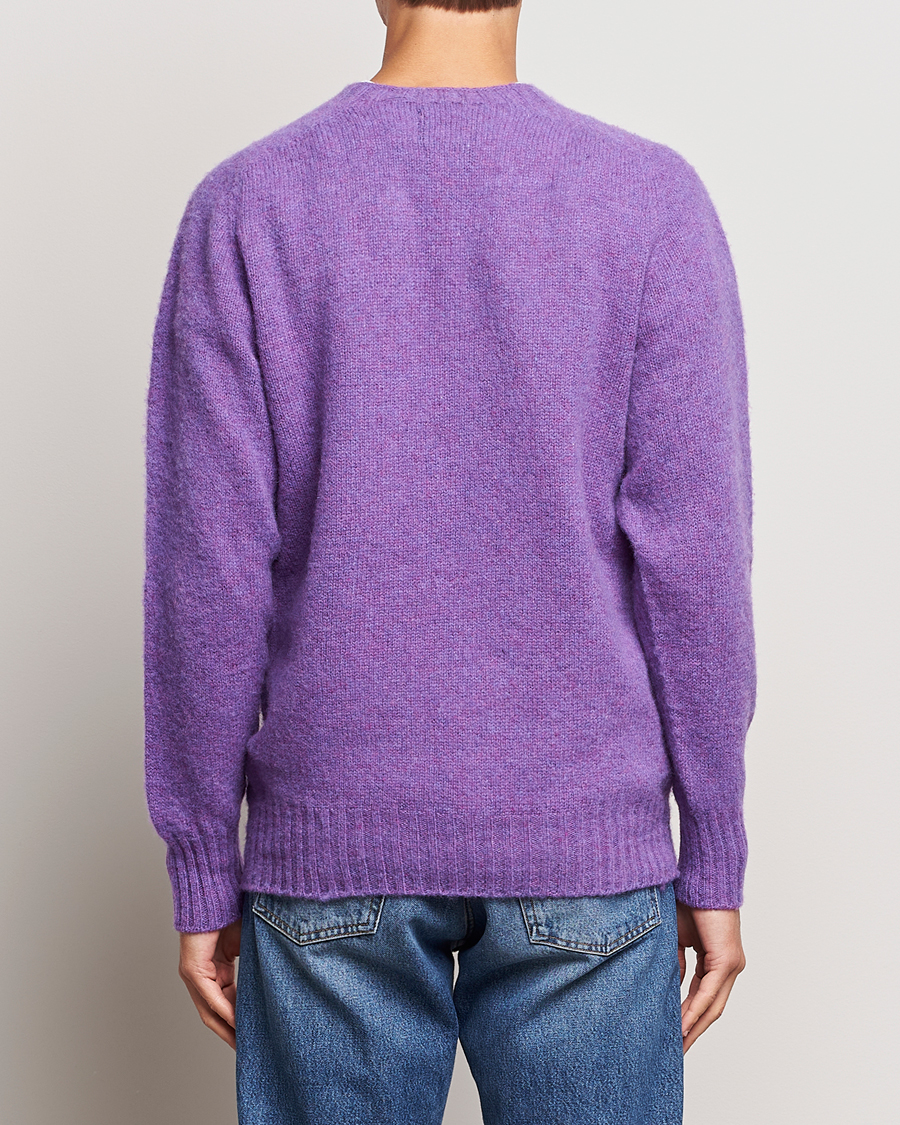 Heren | Truien | Howlin' | Brushed Wool Sweater Purple Lover