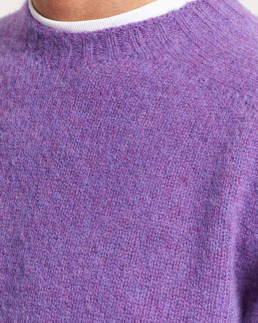 Heren | Truien | Howlin' | Brushed Wool Sweater Purple Lover