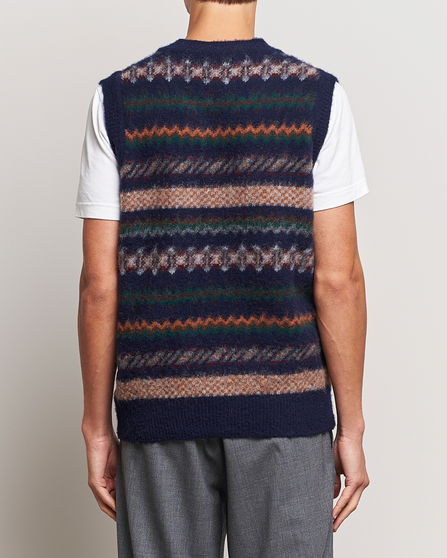 Heren | Truien | Howlin' | Brushed Wool Vest Navy