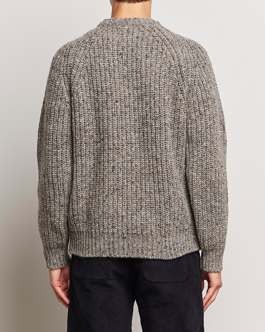 Heren | Truien | Howlin' | Heavy Knitted Crewneck Greymix