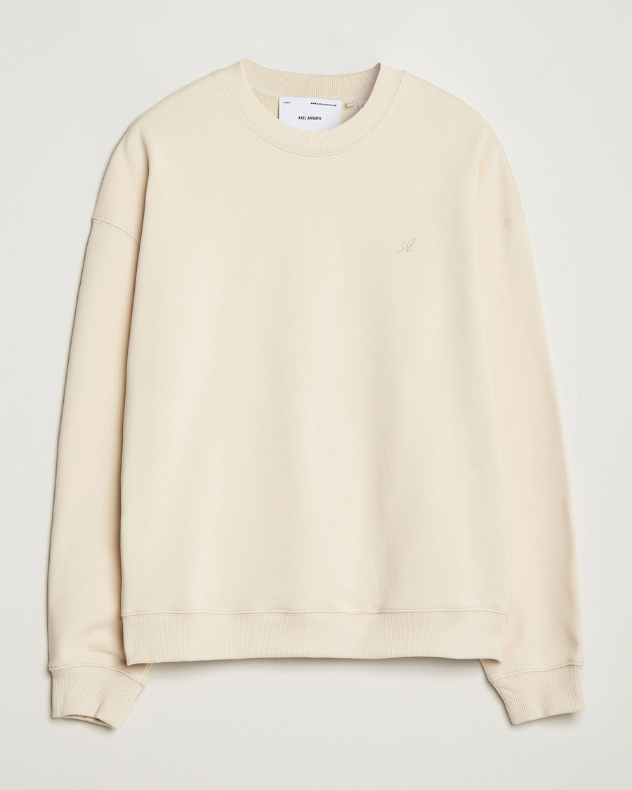Heren | Truien | Axel Arigato | Honor Crew Neck Sweatshirt Pale Beige