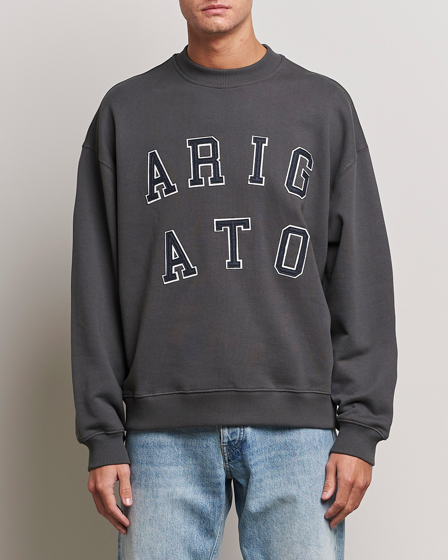Heren | Sale | Axel Arigato | Legend Crew Neck Sweatshirt Faded Black