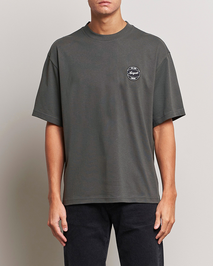 Heren | T-shirts | Axel Arigato | Dunk Crew Neck T-Shirt Black