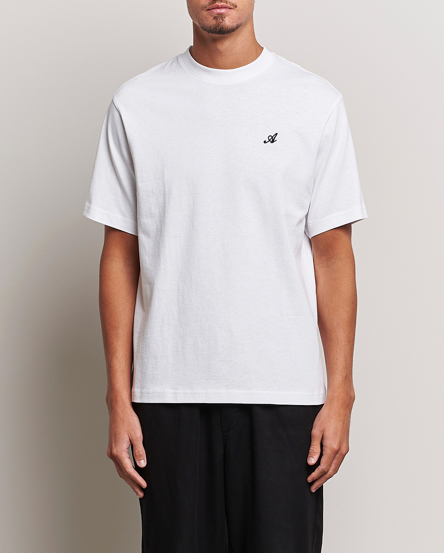 Heren |  | Axel Arigato | Signature Crew Neck T-Shirt White