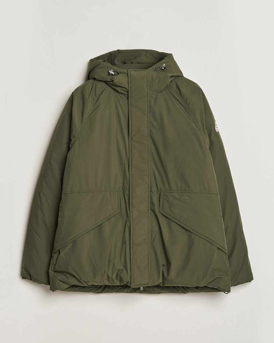 Heren | Jassen | Pyrenex | Covert Hooded Down Jacket Deep Khaki