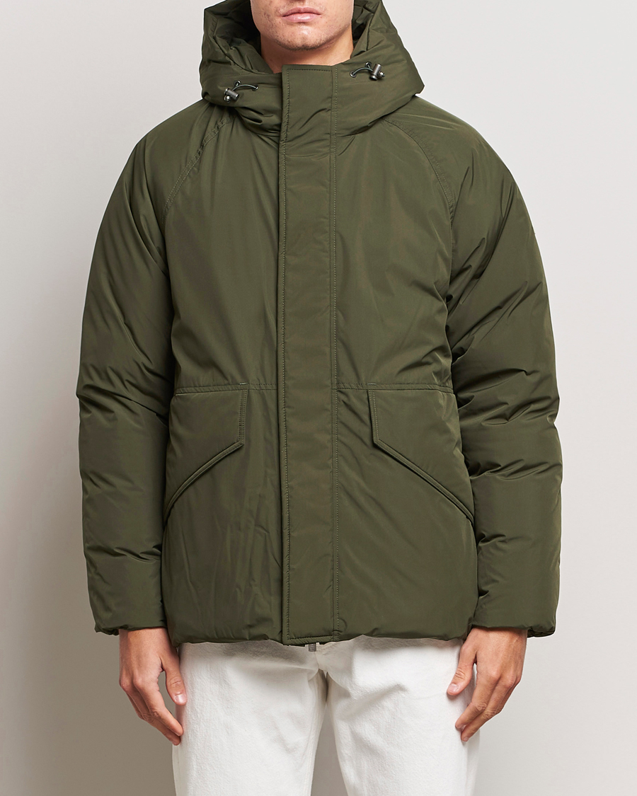 Heren | Jassen | Pyrenex | Covert Hooded Down Jacket Deep Khaki