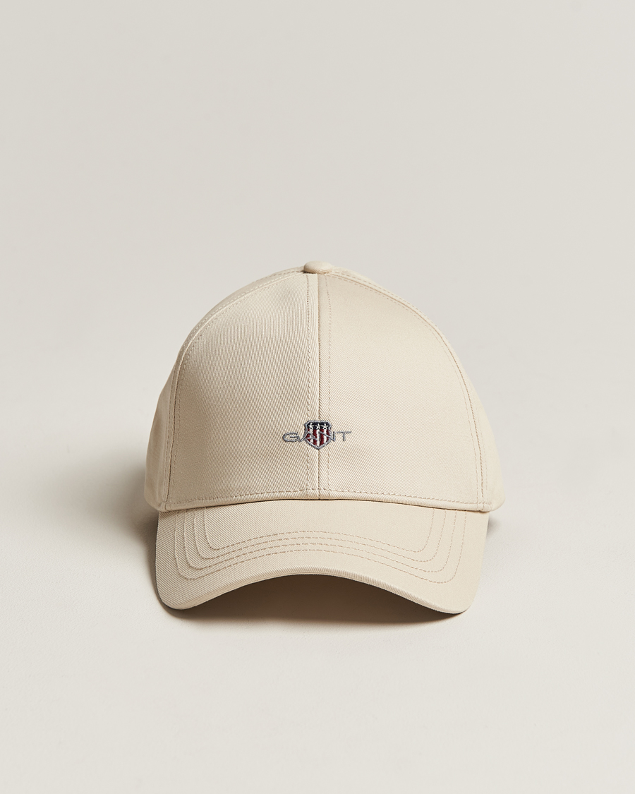 Heren | GANT High Cotton Twill Cap Putty | GANT | High Cotton Twill Cap Putty