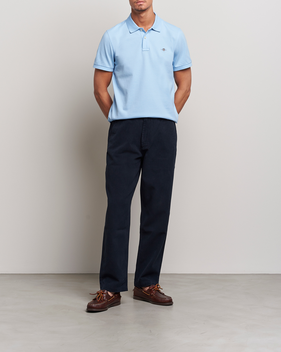 Heren | Polo's | Gant | The Original Polo Capri Blue