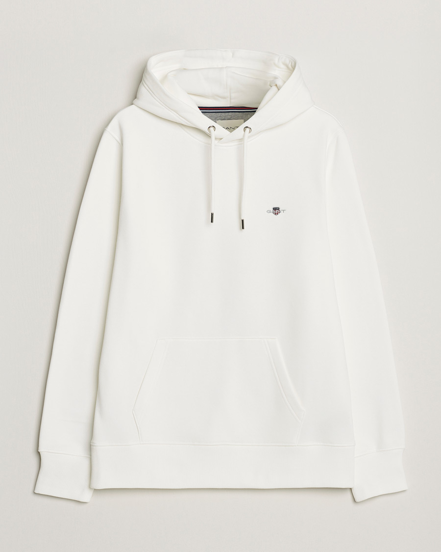 Heren |  | GANT | Original Shield Logo Hoodie Eggshell