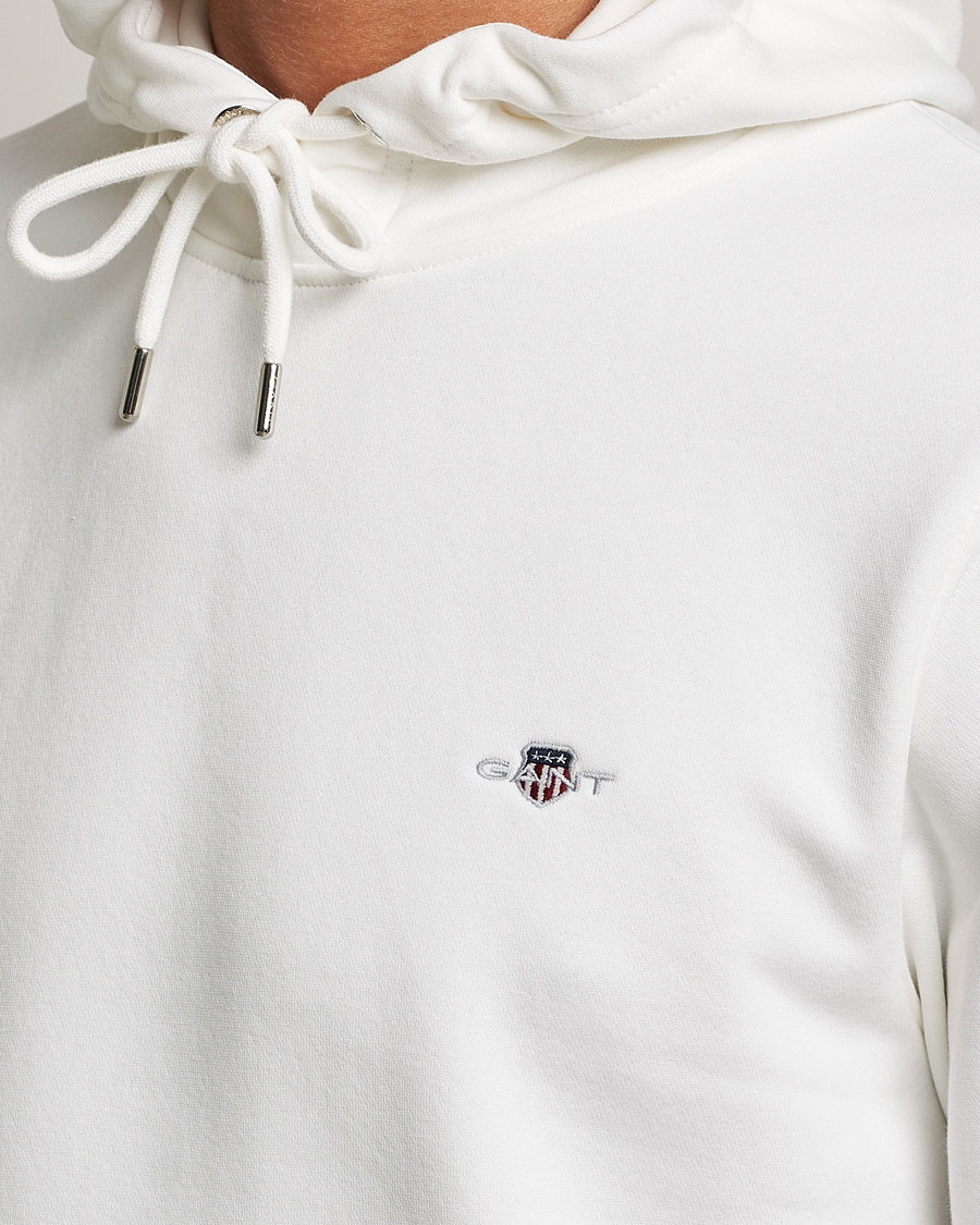 Heren | Truien | GANT | Original Shield Logo Hoodie Eggshell