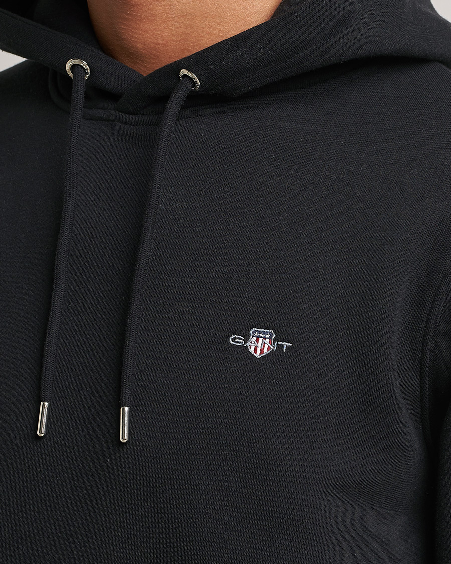 Heren | Truien | Gant | Original Shield Logo Hoodie Black