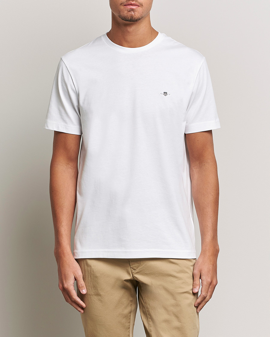 Heren | GANT | GANT | The Original Solid T-Shirt White