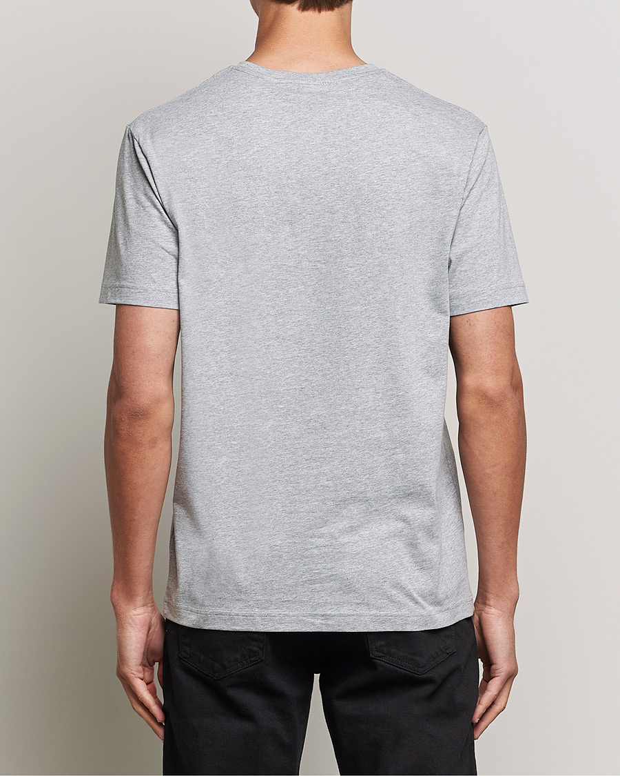 Heren | T-shirts | Gant | The Original Solid T-Shirt Grey Melange