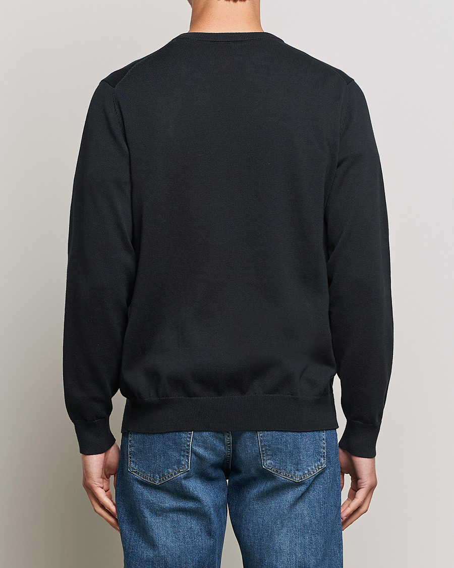 Heren | Truien | Gant | Classic Cotton V-Neck Black