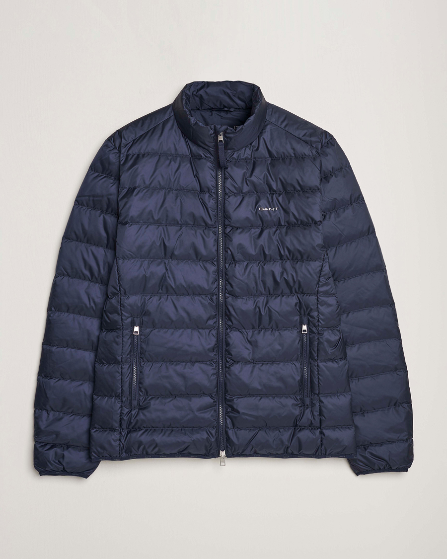 Heren | Jassen | Gant | The Light Down Jacket Evening Blue
