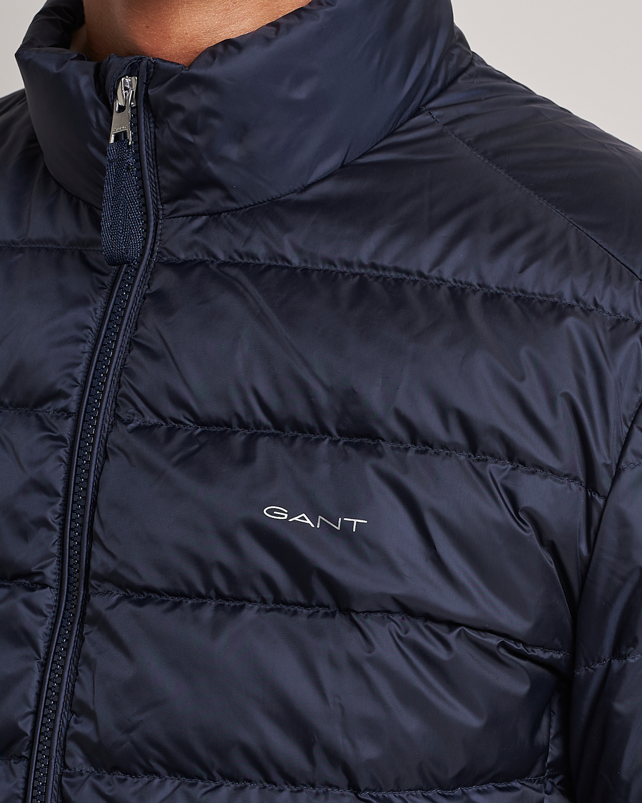 Heren | Jassen | Gant | The Light Down Jacket Evening Blue