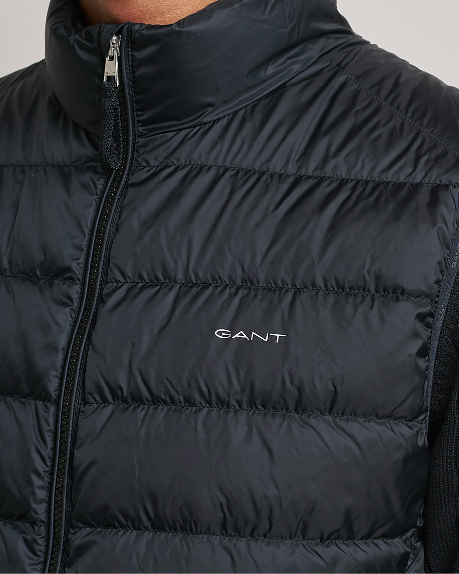 Heren | Gilets | Gant | The Light Down Gilet Black