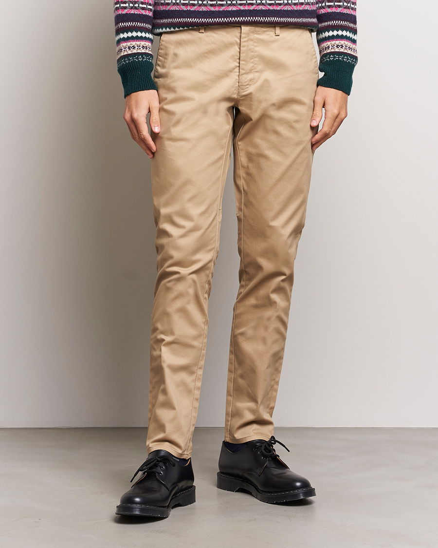 Men | Chinos | GANT | Slim Fit Tech Prep Chino Dark Khaki