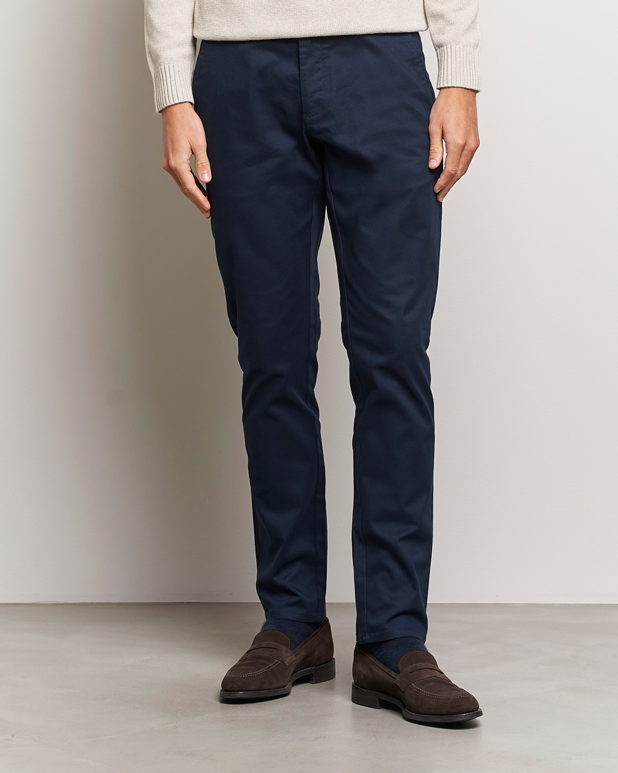 Heren | Broeken | GANT | Slim Fit Tech Prep Chino Marine