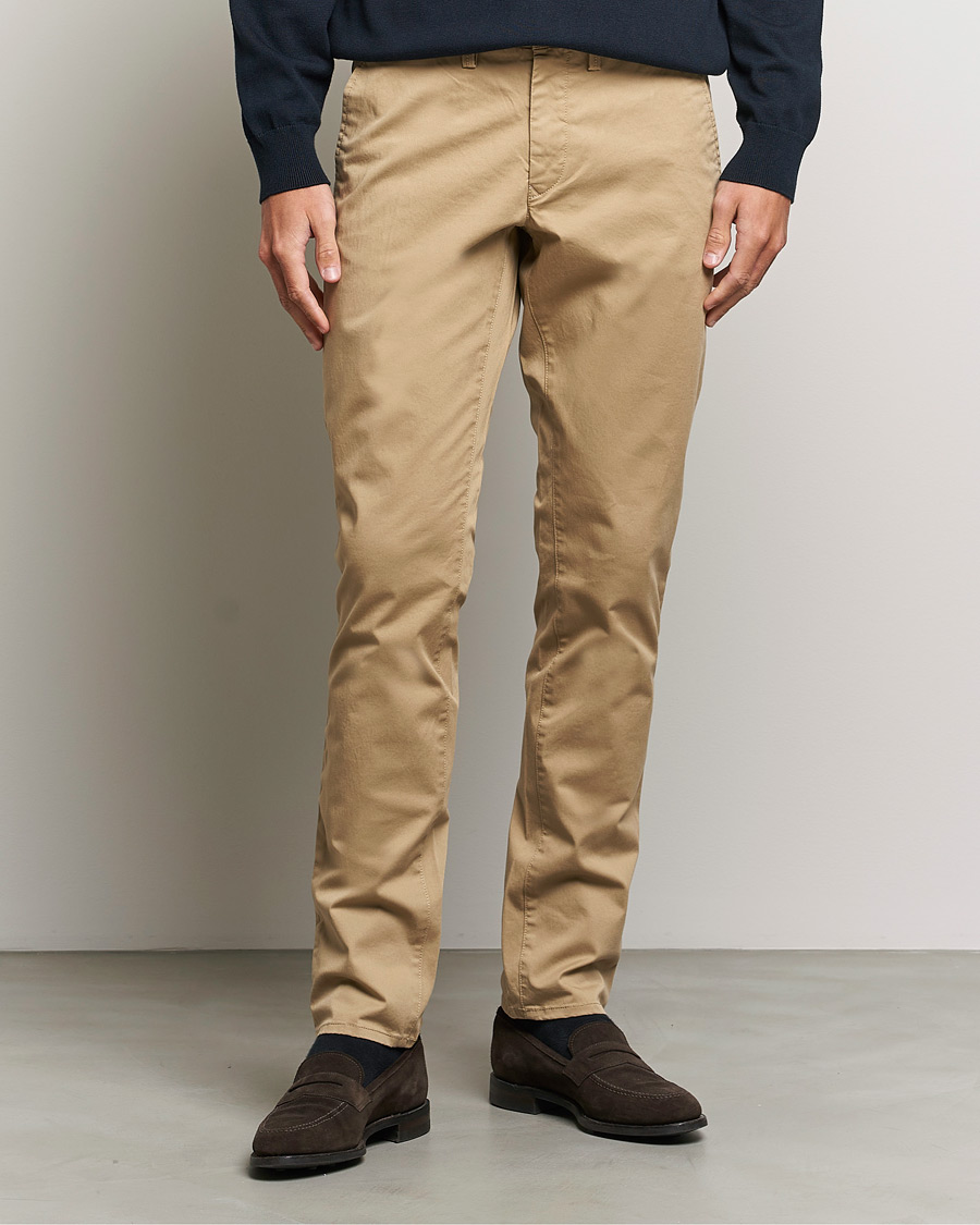 Heren | Broeken | Gant | Slim Fit Twill Chino Dark Khaki