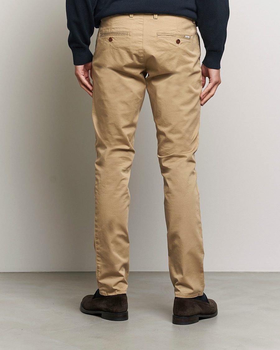 Heren | Broeken | Gant | Slim Fit Twill Chino Dark Khaki