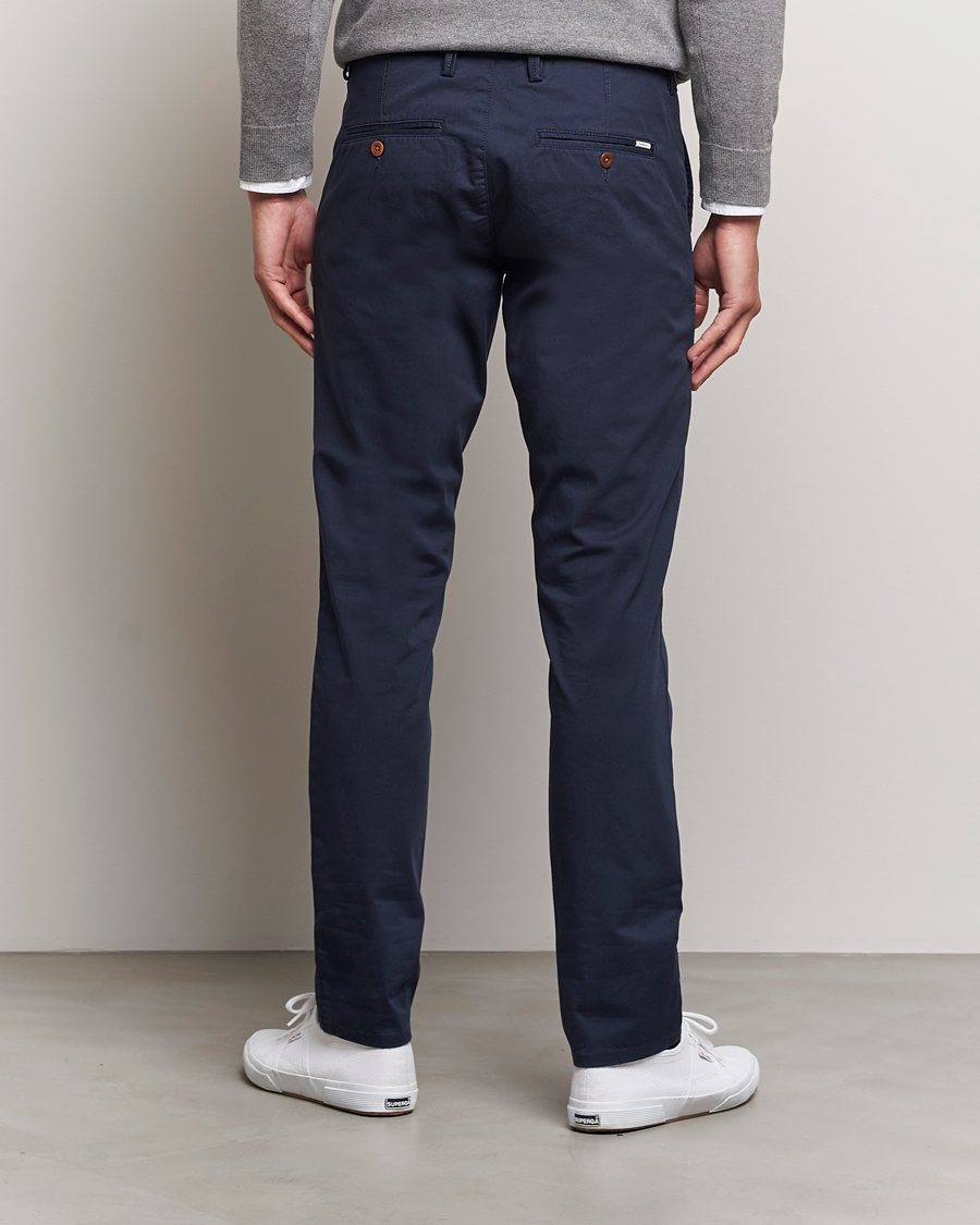 Heren | Broeken | Gant | Slim Fit Twill Chino Marine