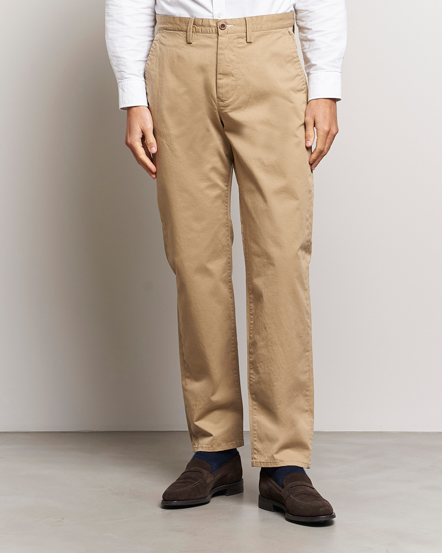 Heren | GANT | GANT | Regular Fit Twill Chino Dark Khaki