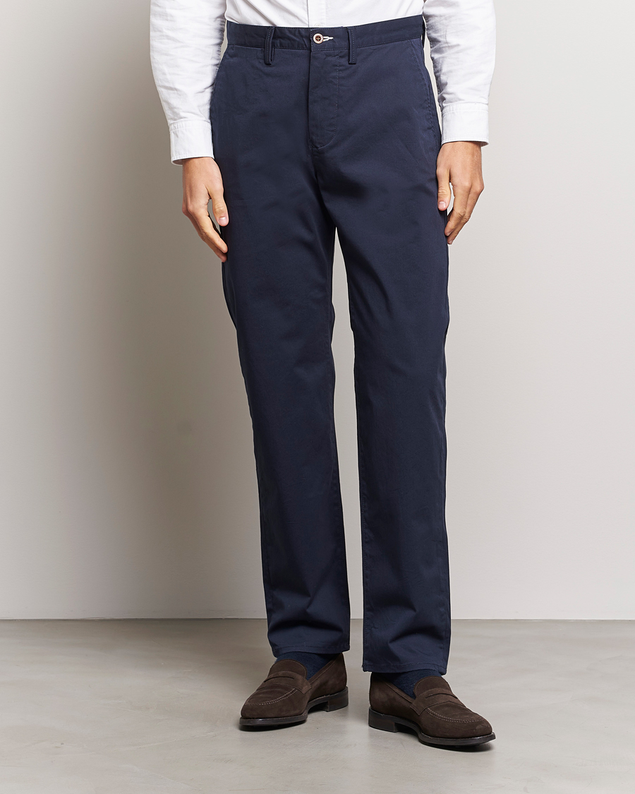 Heren | GANT | GANT | Regular Fit Twill Chino Marine