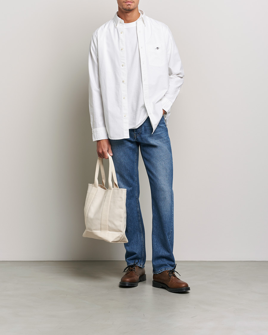 Heren | Overhemden | Gant | Regular Fit Oxford Shirt White