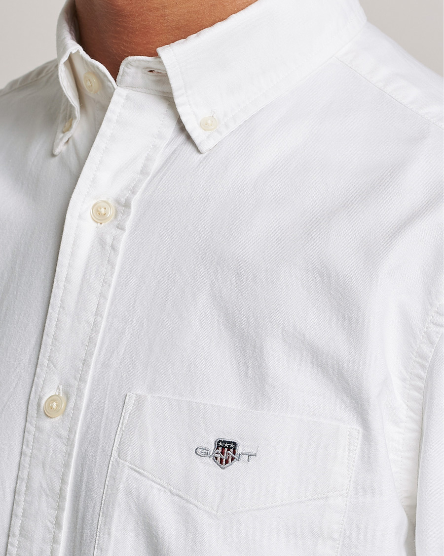 Heren | Overhemden | Gant | Regular Fit Oxford Shirt White